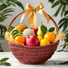 Song Bouquet and Fruit Basket Gift Set