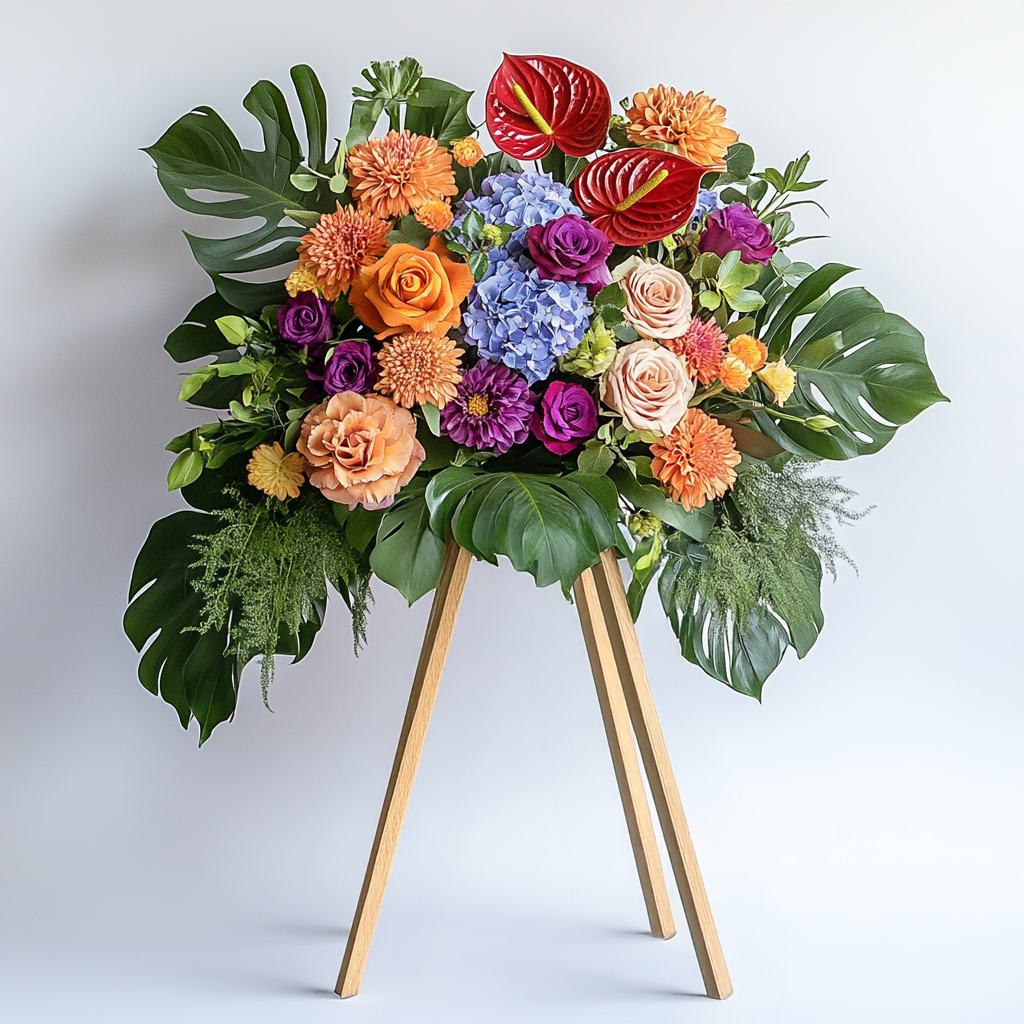 Splendor Table Sit Stand Splendor Opening Stand – Flowerbee HK Florist - Hong Kong Flowers ...